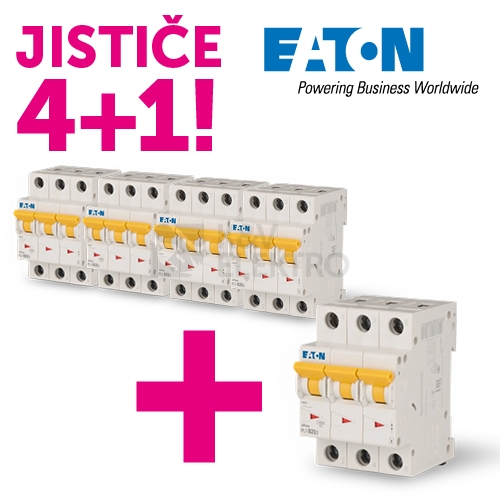  Jistič EATON PL7-B25/3 25A 263391 akční balení 4+1