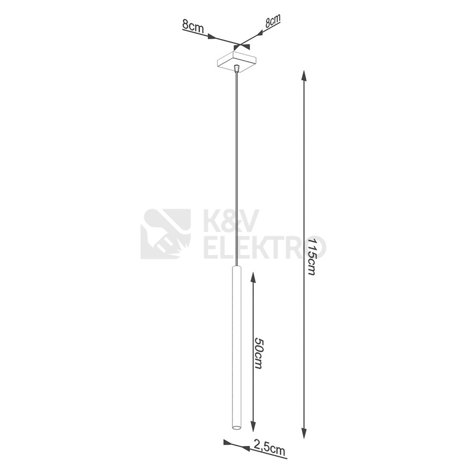 Obrázek produktu Závěsné svítidlo SOLLUX PASTELO 1 zlaté G9 1x8W bez žárovky SL.1170 4