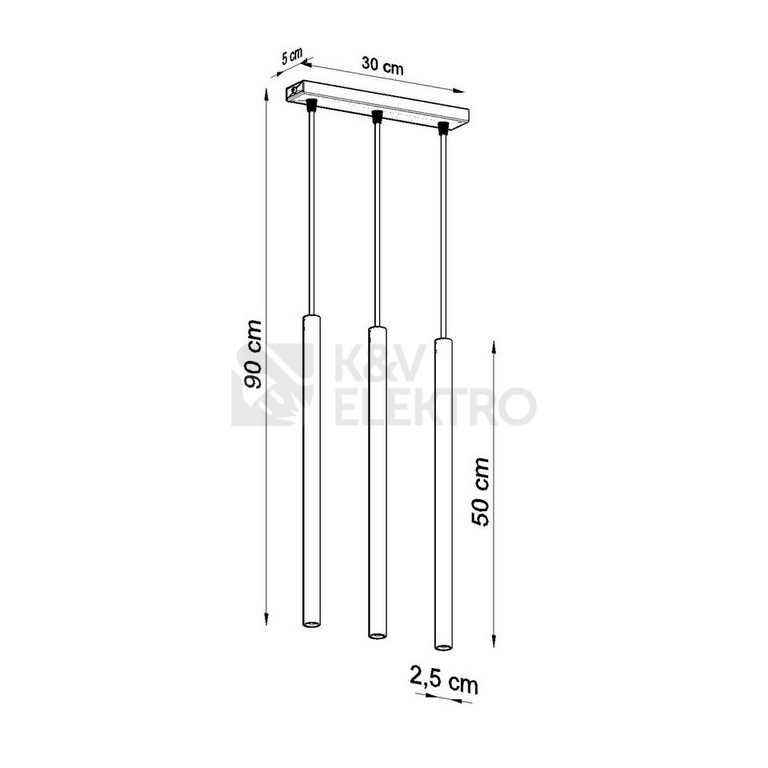 Obrázek produktu Závěsná lampa SOLLUX PASTELO 3L leštěné zlato G9 3x8W bez žárovky SL.1196 4