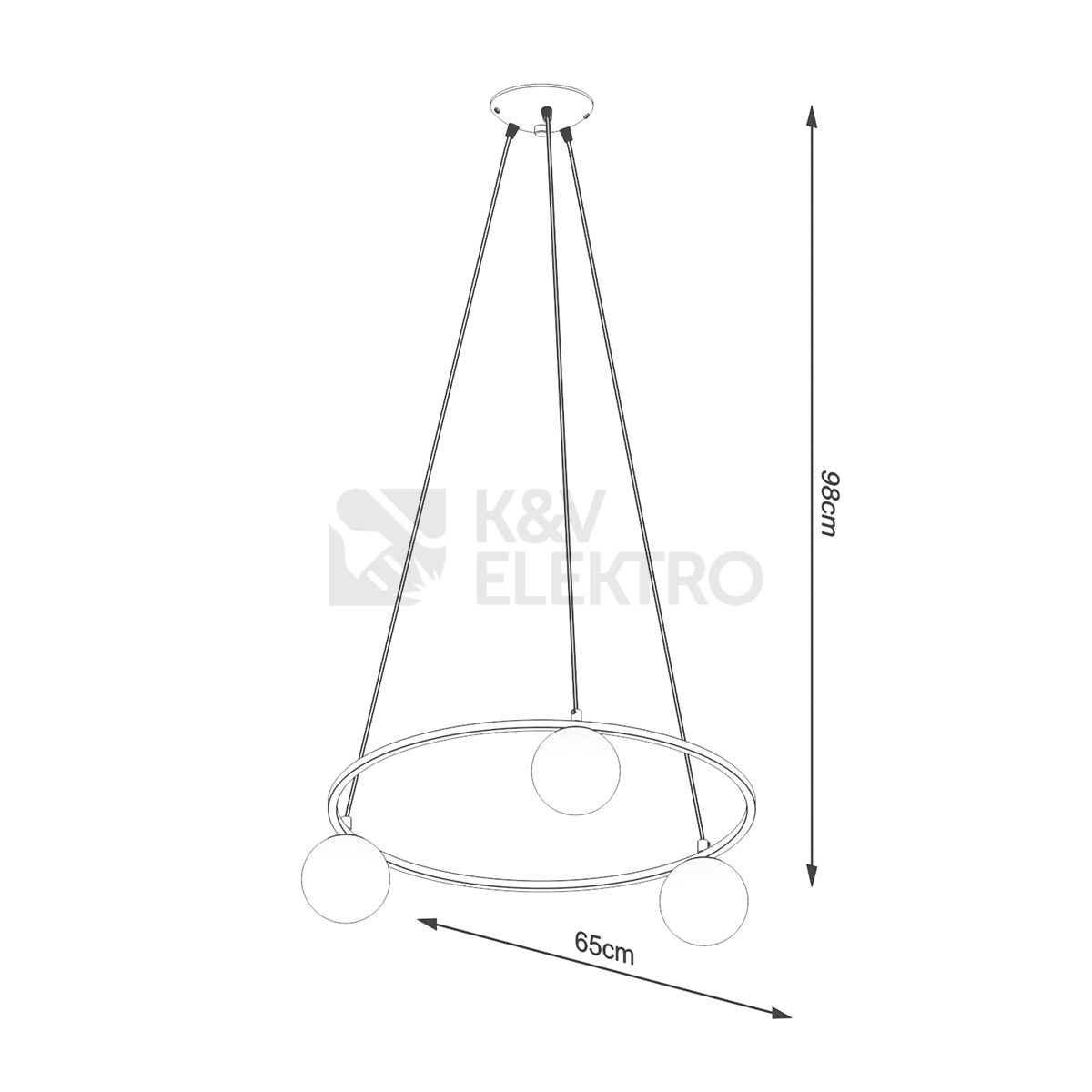 Obrázek produktu Lustr SOLLUX YOLI 3 G9 3x8W bez žárovky SL.1213 4