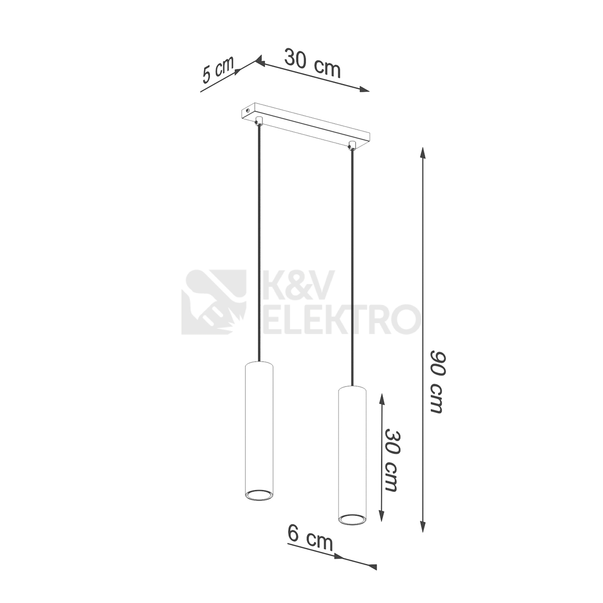 Obrázek produktu Závěsná lampa SOLLUX LAGOS 2 leštěné zlato GU10 2x10W bez žárovky SL.1241 4