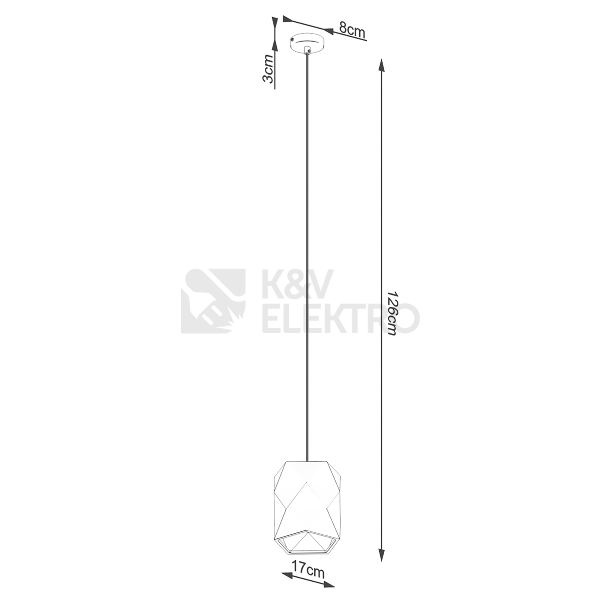 Obrázek produktu Závěsná lampa SOLLUX keramická GOBI E27 1x15W bez žárovky SL.1250 4