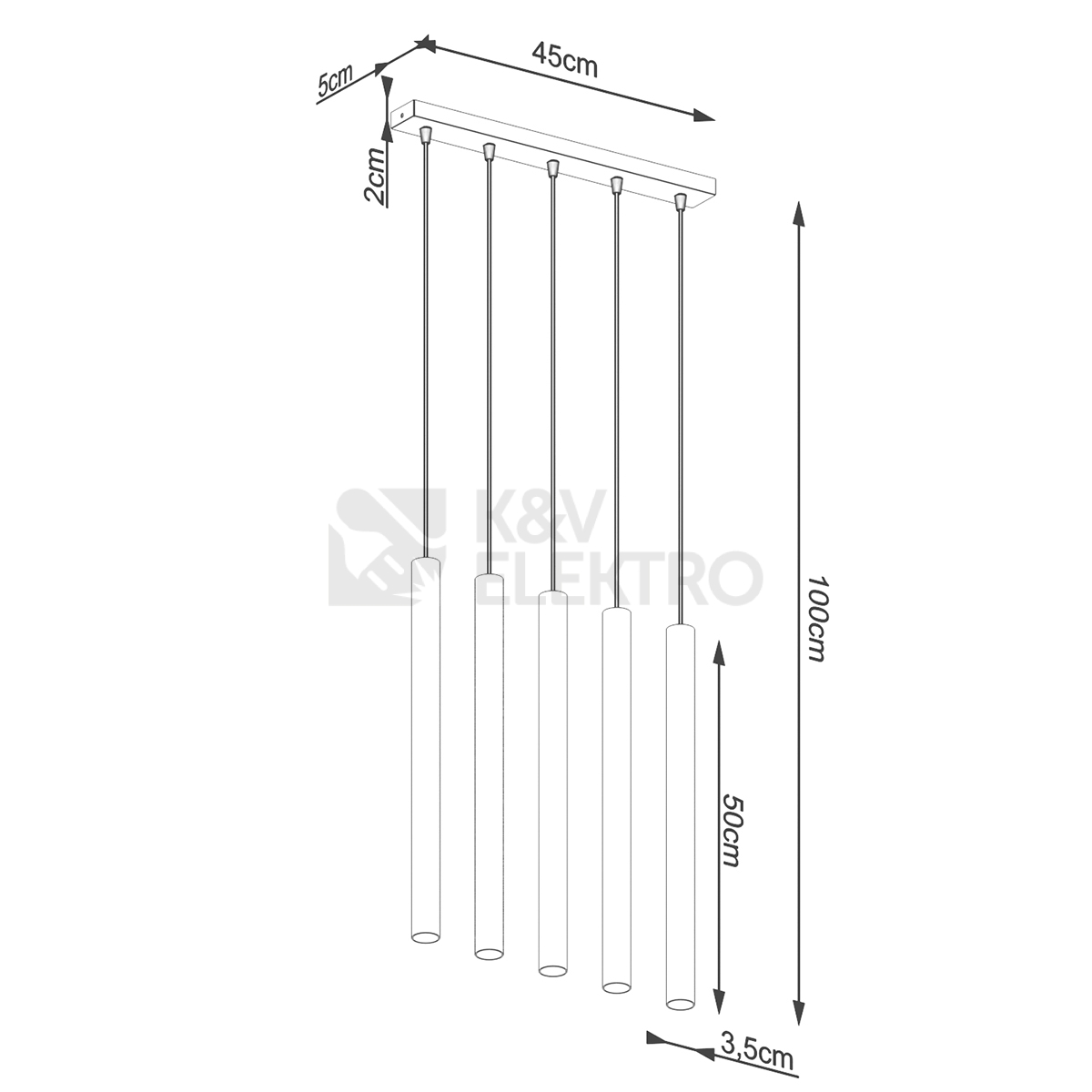 Obrázek produktu Závěsné svítidlo SOLLUX PASTELO 5L dřevo G9 5x8W bez žárovky SL.1269 4