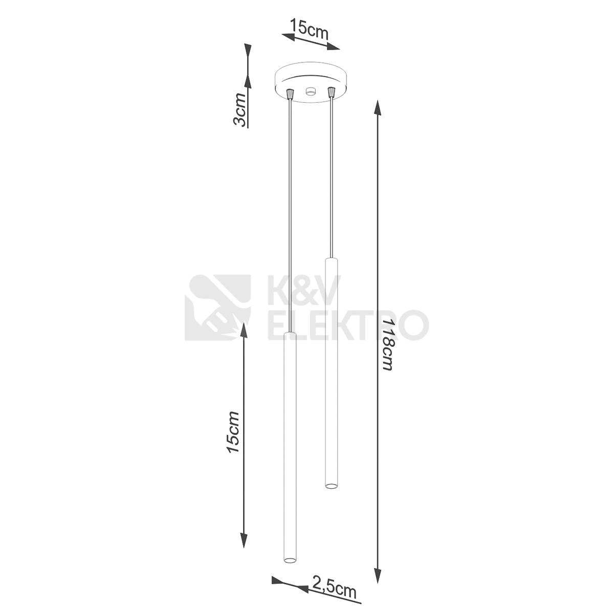 Obrázek produktu Závěsné svítidlo SOLLUX PASTELO 2 bílé G9 2x8W bez žárovky SL.1303 4