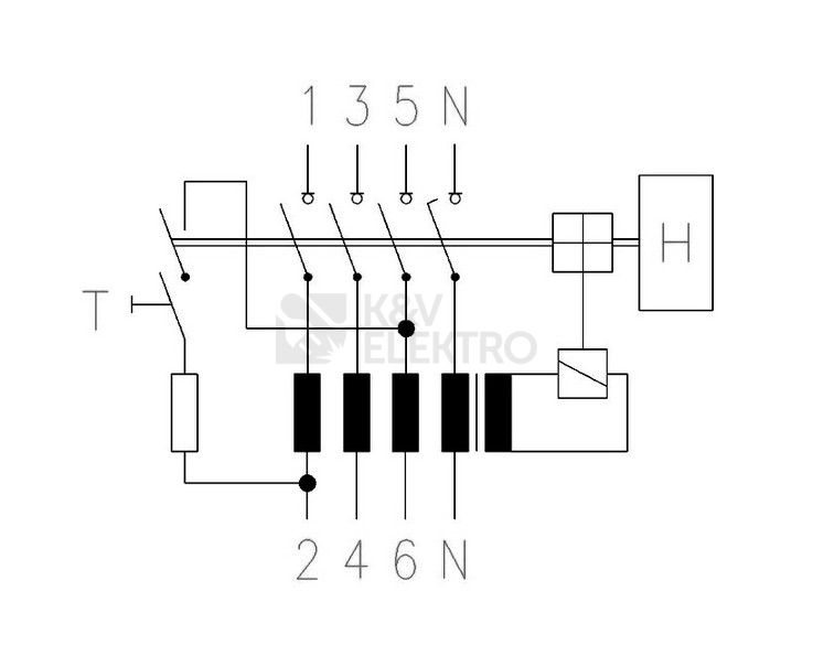 Obrázek produktu  Proudový chránič EATON PF6-40/4/003-A AKCE 4+1 3